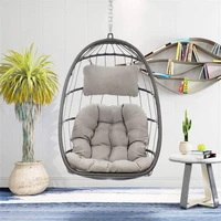 new rocking chair seat cushion swing hanging basket back pads hanging egg hammock chair thick seat for home garden hammock