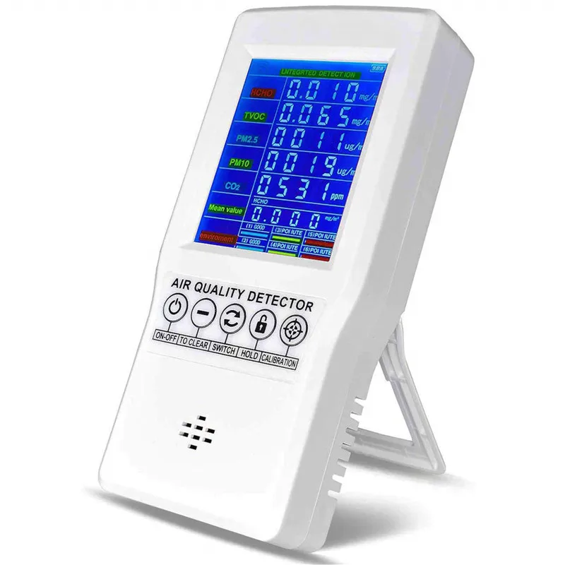 PM2.5 детектор CO2 Мини Измеритель двуокиси углерода газоанализатор нсно PM10