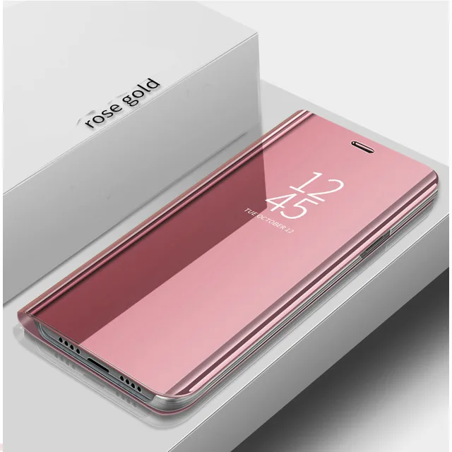 Rose Gold Умный зеркальный флип-чехол для Honor 9X huawei Honer 9 X X9 STK-LX1 6,59 ''чехол s Чехол для Honor9X Premium Global Phone Coque Fundas - Цвет: Rose Gold