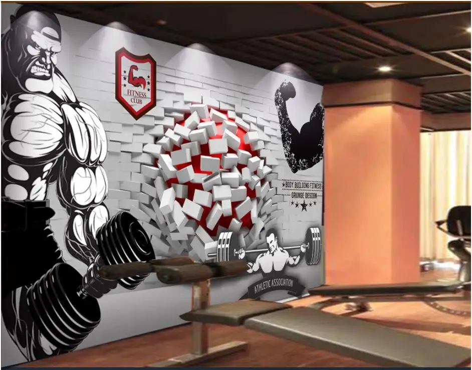 Пользовательские фото обои для стен 3 d фрески 3D сломанная настенная живопись