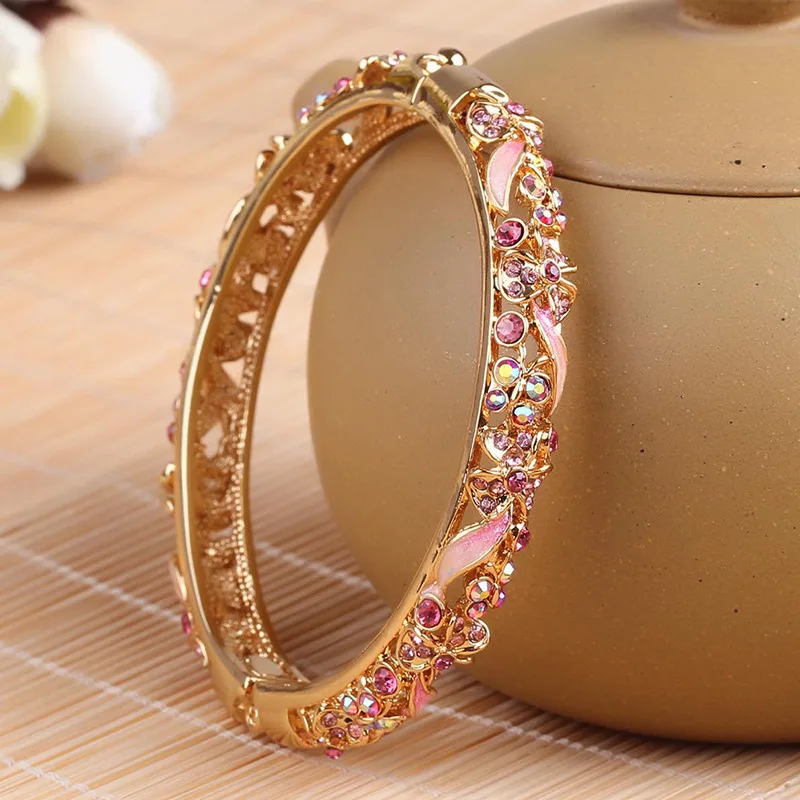 

Chinese cloisonne bracelet national wind restoring ancient ways Han Chao fashion crystal jewelry factory direct sale