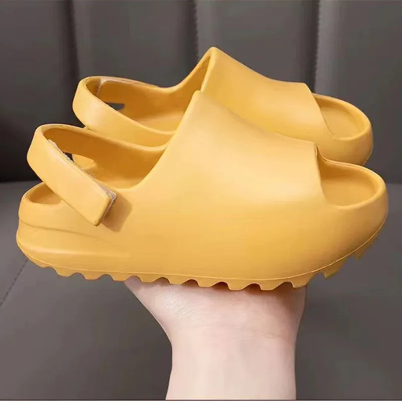 

Coconut explosion models boys and girls sandals and slippers home thick-soled fish mouth children's beach outdoor person KS04