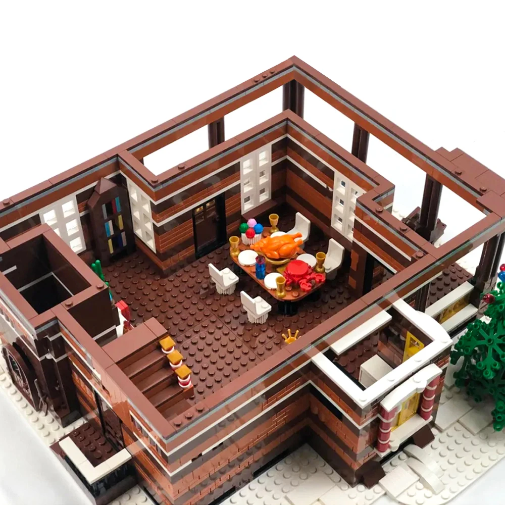 

Ideas Creator Expert Street View Merry Christmas Christmas House 3693 PCS Moc Modular Bricks Model Building Blocks Toys Bookshop