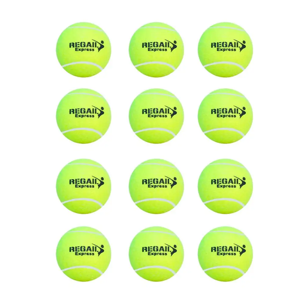 

12PCS/Set Tennis Balls Sport Play Practice Cricket Dog Toy Ball For Lessons Practice Throwing Machines Playing With Pets