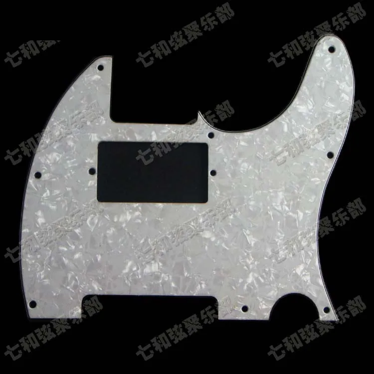 Белая жемчужина 3-слойная двойная катушка пикап электрогитара Накладка для