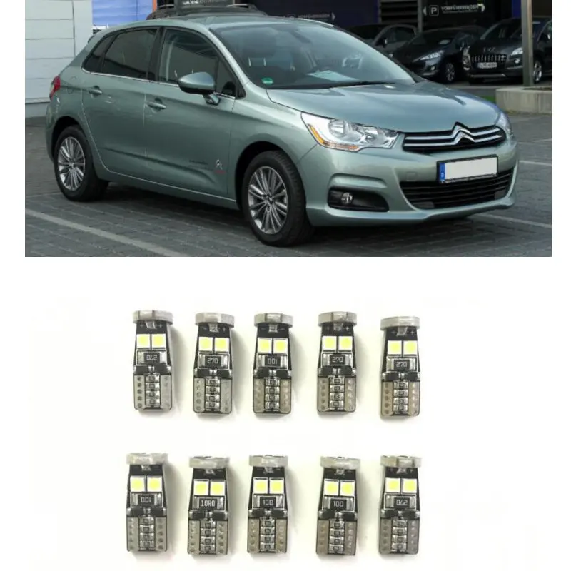 

Canbus w5w Led interior lights For citroen c4 c5 c3 C1 C2 C6 C8 BERLINGO C-CROSSER C-ELYSEE SAXO SYNERGIE XANTIA XSARA C-ZERO