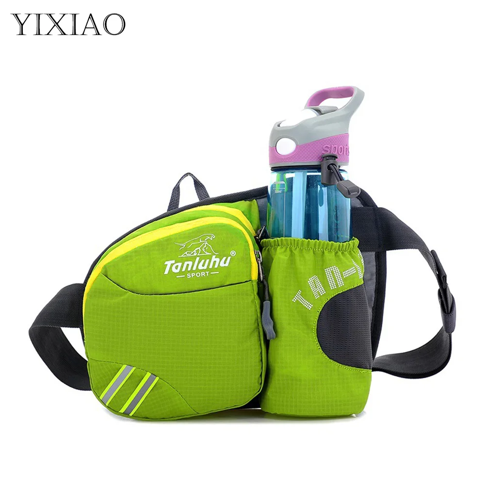 

YIXIAO Running Waist Bag Waterproof Sport With Water Pocket Belt Bag Cycling Jogging Hiking Holder Phone Fanny Pack