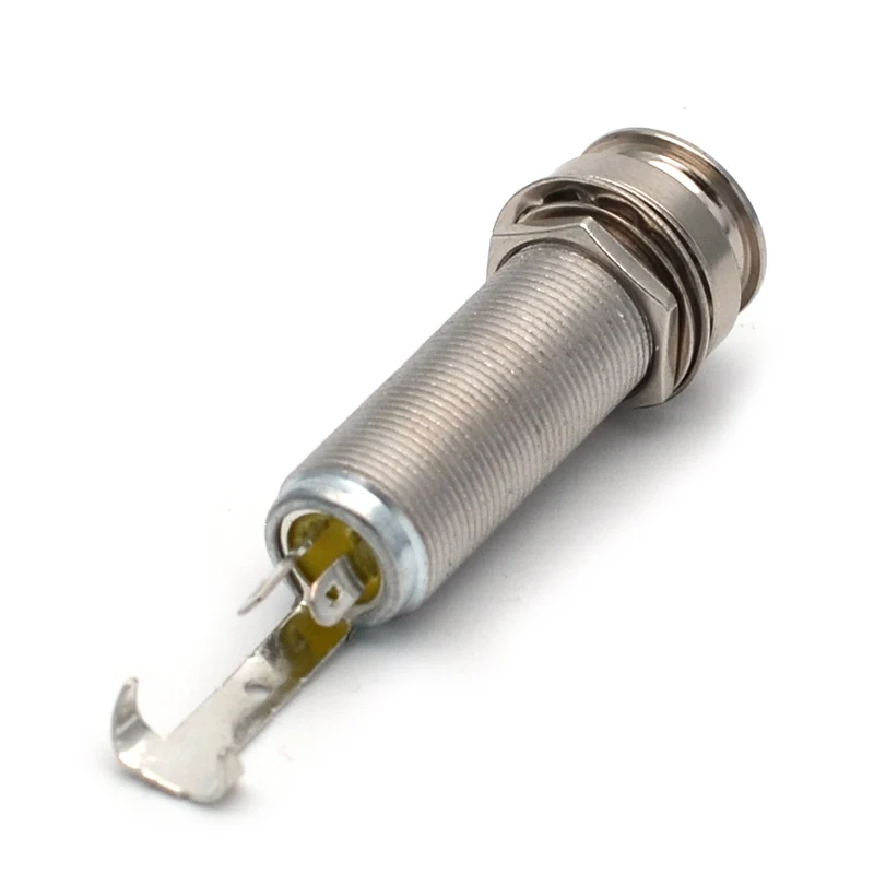 50 шт. оптовая продажа цилиндр для гитары Endpin Jack никель с ремешком