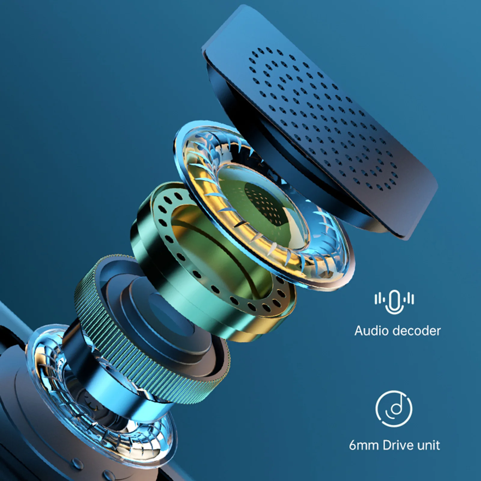 Наушники M6 Bluetooth TWS беспроводная гарнитура с динамиком чехол для зарядки