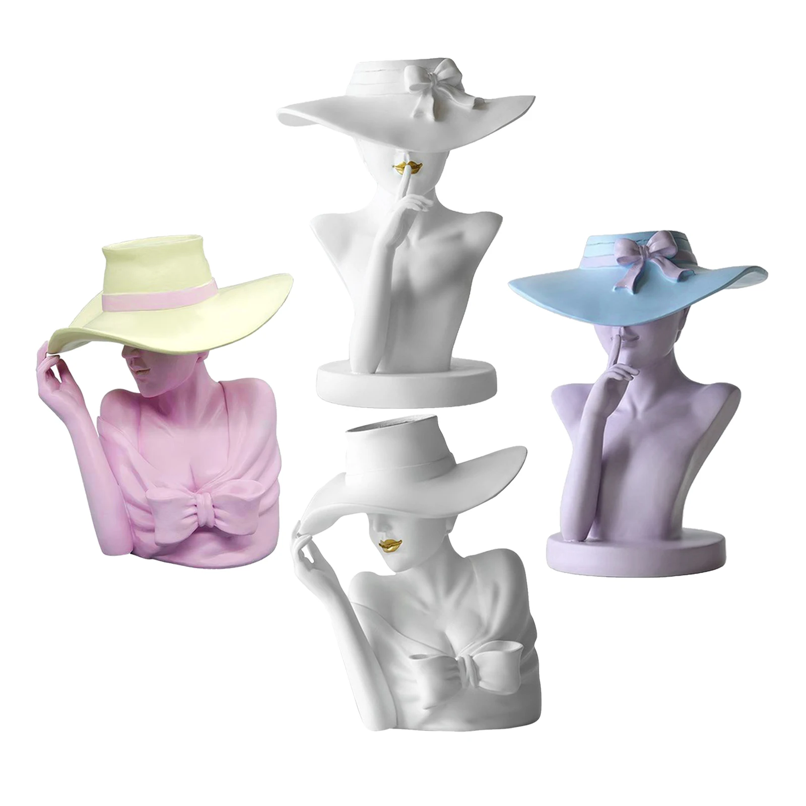 

Human Head Portrait Home Decorative Modern Nordic Species Flower