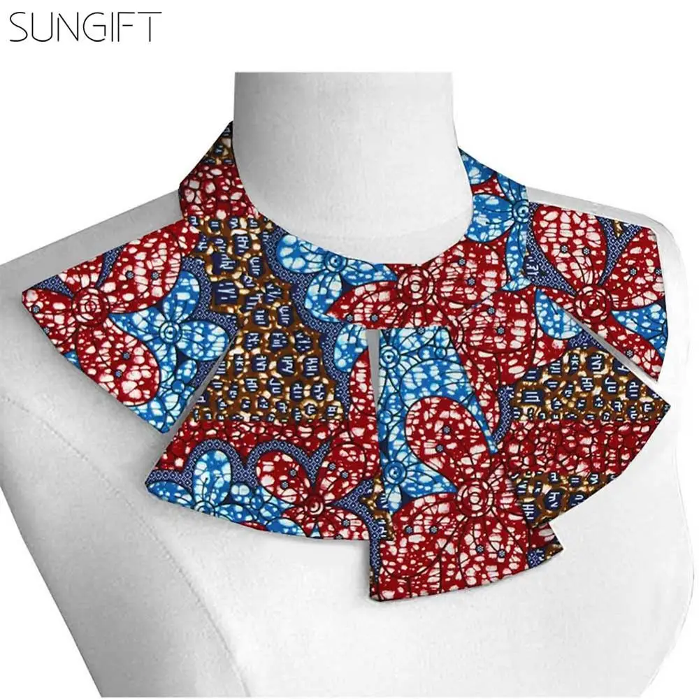 SUNGIFT Дашики женские африканские Анкара печати ожерелье хлопок ткань аборигена