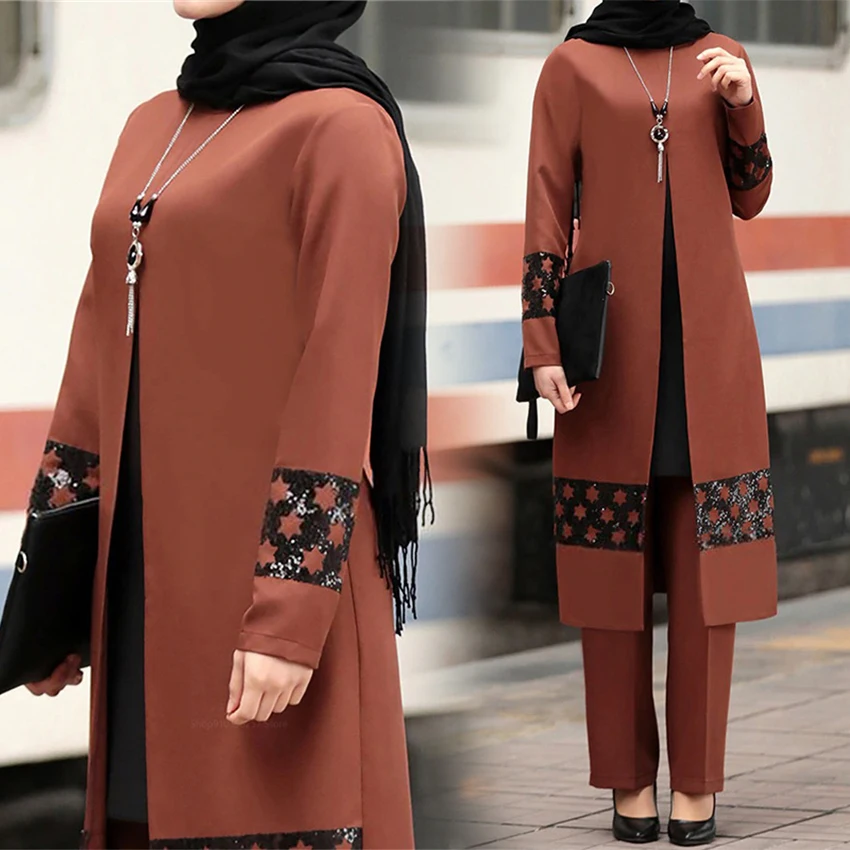 

Мусульманская модная женская одежда для женщин, с принтом в стиле абайя, на Ближний Восток, в саудовской аравии