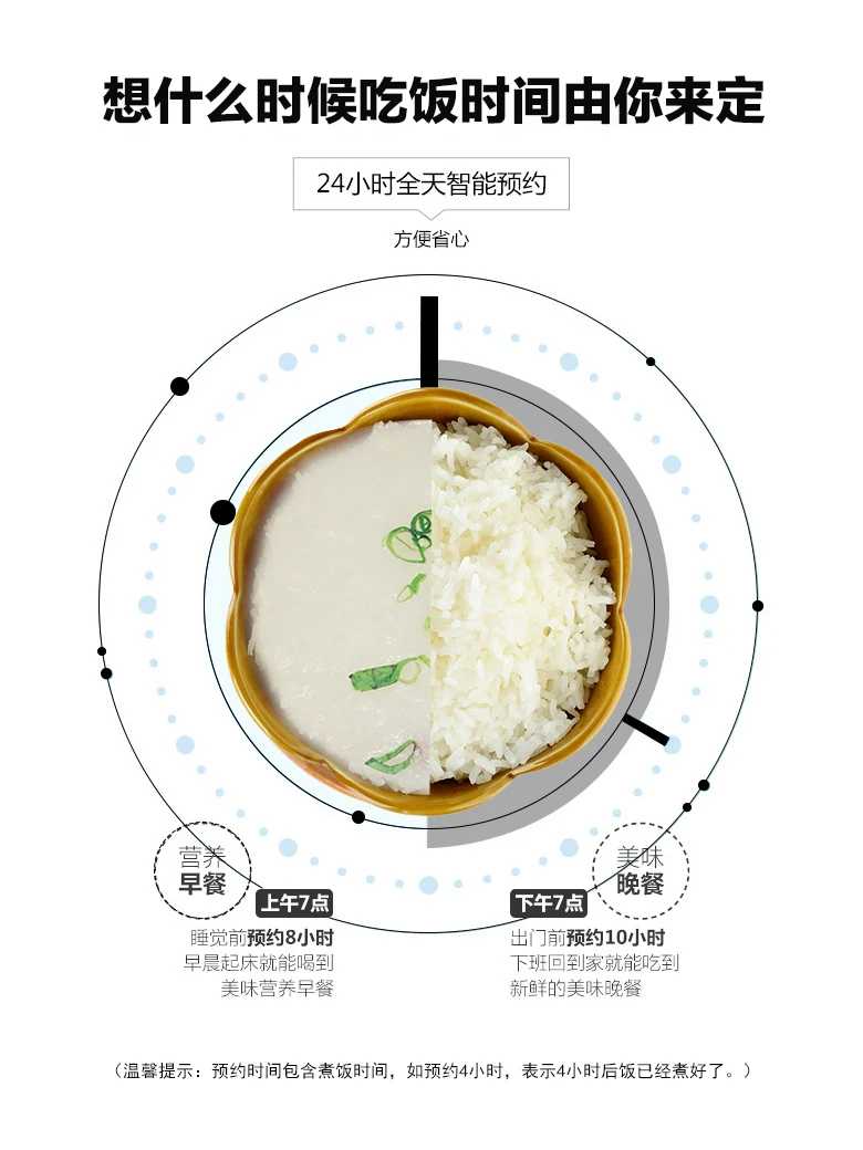 

FitCooker double body intelligent electric cooker household rice automatic reservation multi-function