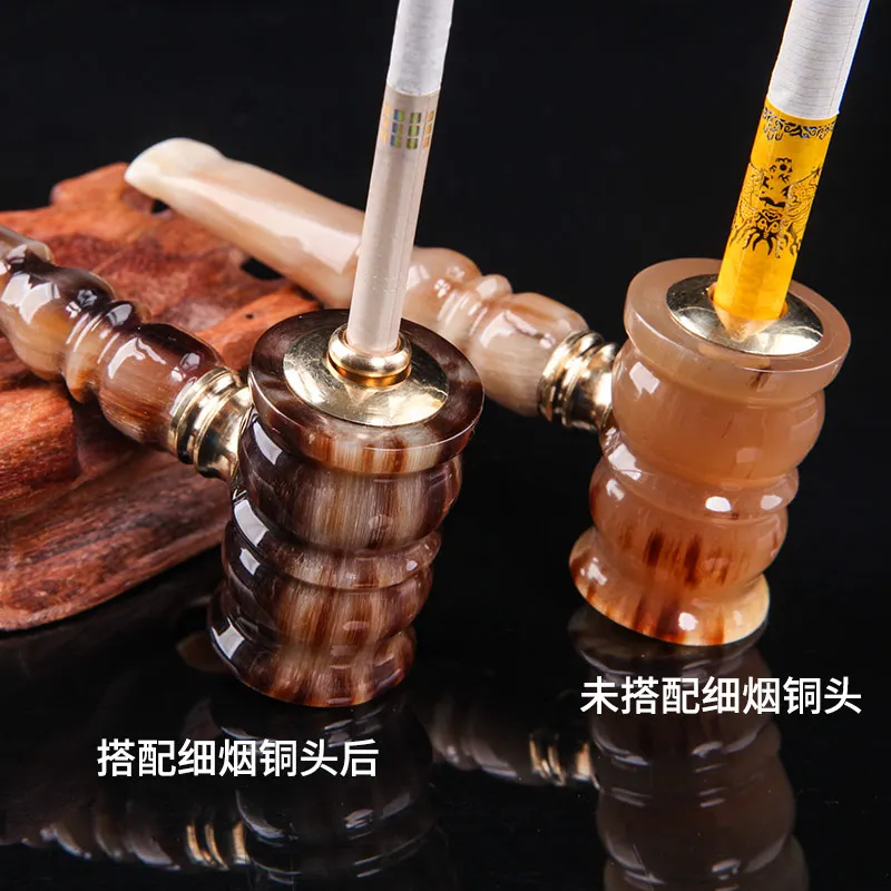 Адаптер для преобразования общего дыма женщин тонкий фильтр сигарет трубка