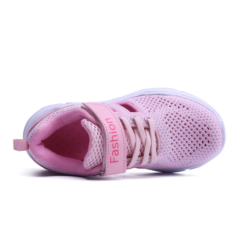 

Summer Kids Designer Shoe for Girl White Pink Children Girls Sneakers Kid Walking Jogging Sneakers Hollow Mesh School Girls Shoe