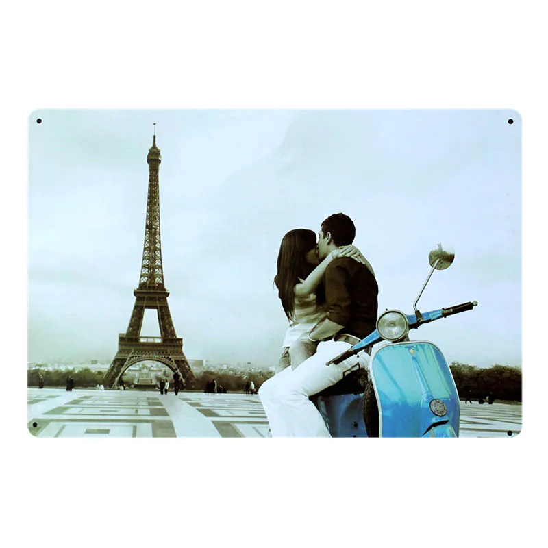 Классический Мотоцикл Олово настенная вывеска Ретро домашняя стена для