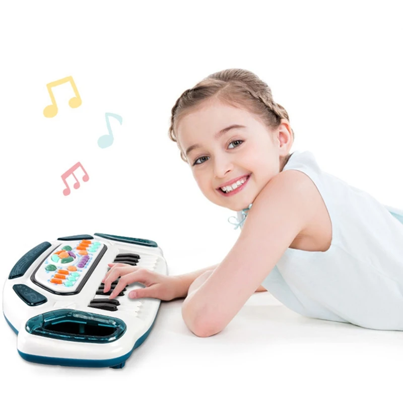

Детская игрушка для игры, реалистичное пианино, портативная многофункциональная настольная игра, креативный подарок для ребенка с портати...