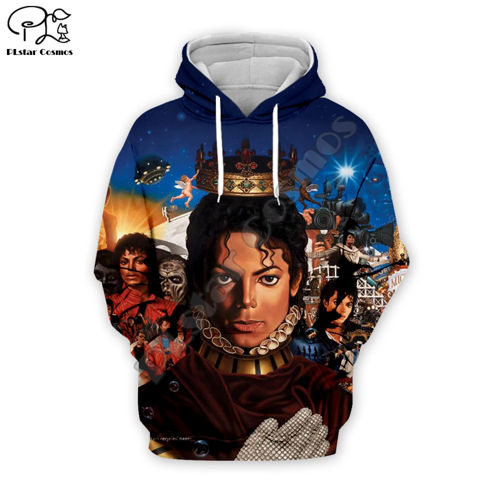 Ух девушка поп-звезды King певица в стиле Майкла Джексона хип-хоп Уличная пуловер