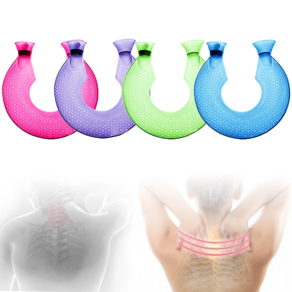 

Office Transparent PVC Hot Water Bottle Neck Warm Home Leak Proof Travel Non Slip Hand Warmer Outdoor Winter U Shape Pain Relief
