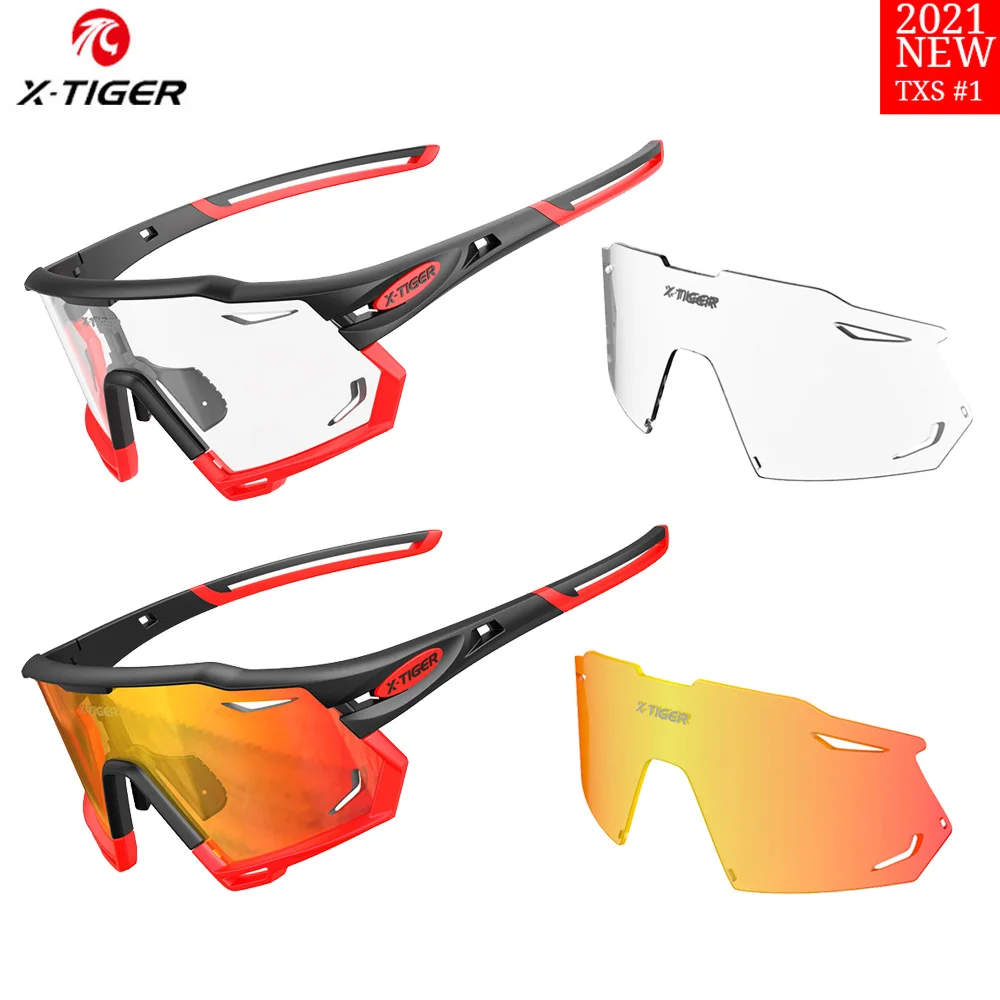 X-TIGER Cycling Glasses XTS Accessories Photochromic Lens Bike Sunglasses Feets Polarized Lens Replacement Lense Myopia Frame
