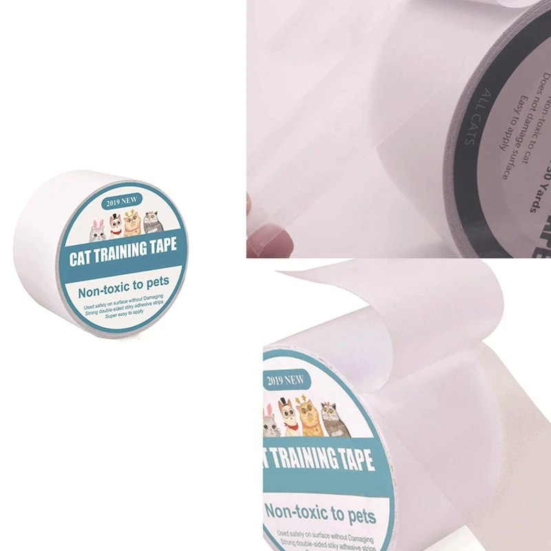 

Furniture Guard Cat Scratch Protector Anti-Scratch Tape Roll Cat Scratch Prevention Clear Sticker