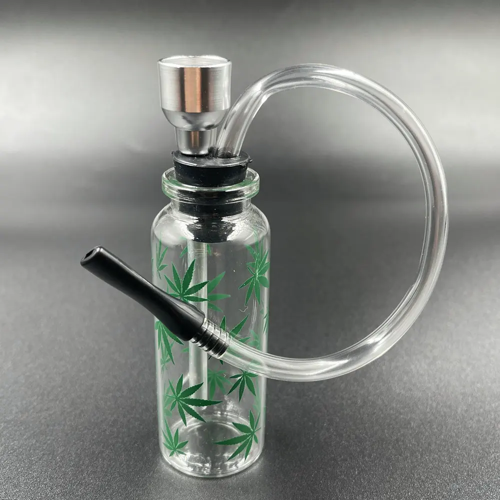 Трава стеклянная труба водопроводная фильтр трава портативная фотография 1