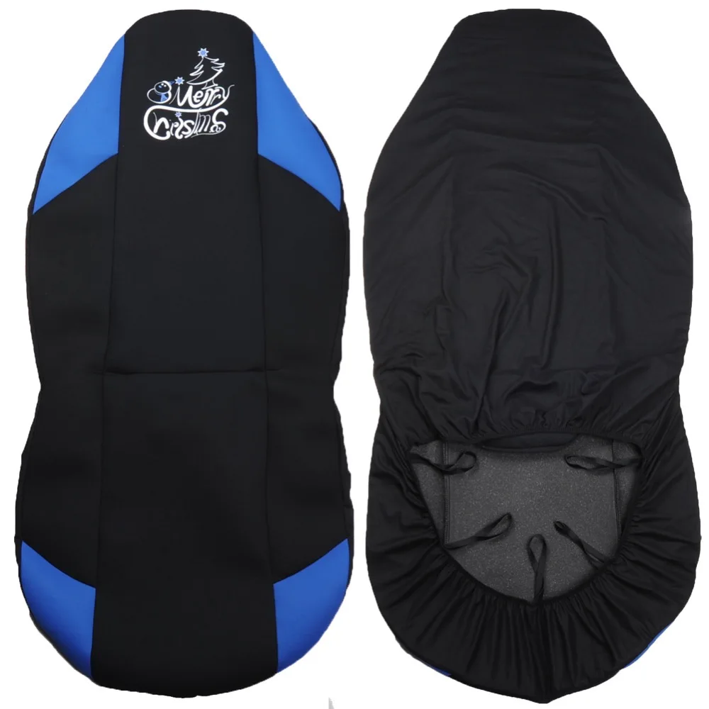 Рождественские чехлы на передние сиденья автомобиля универсальные аксессуары