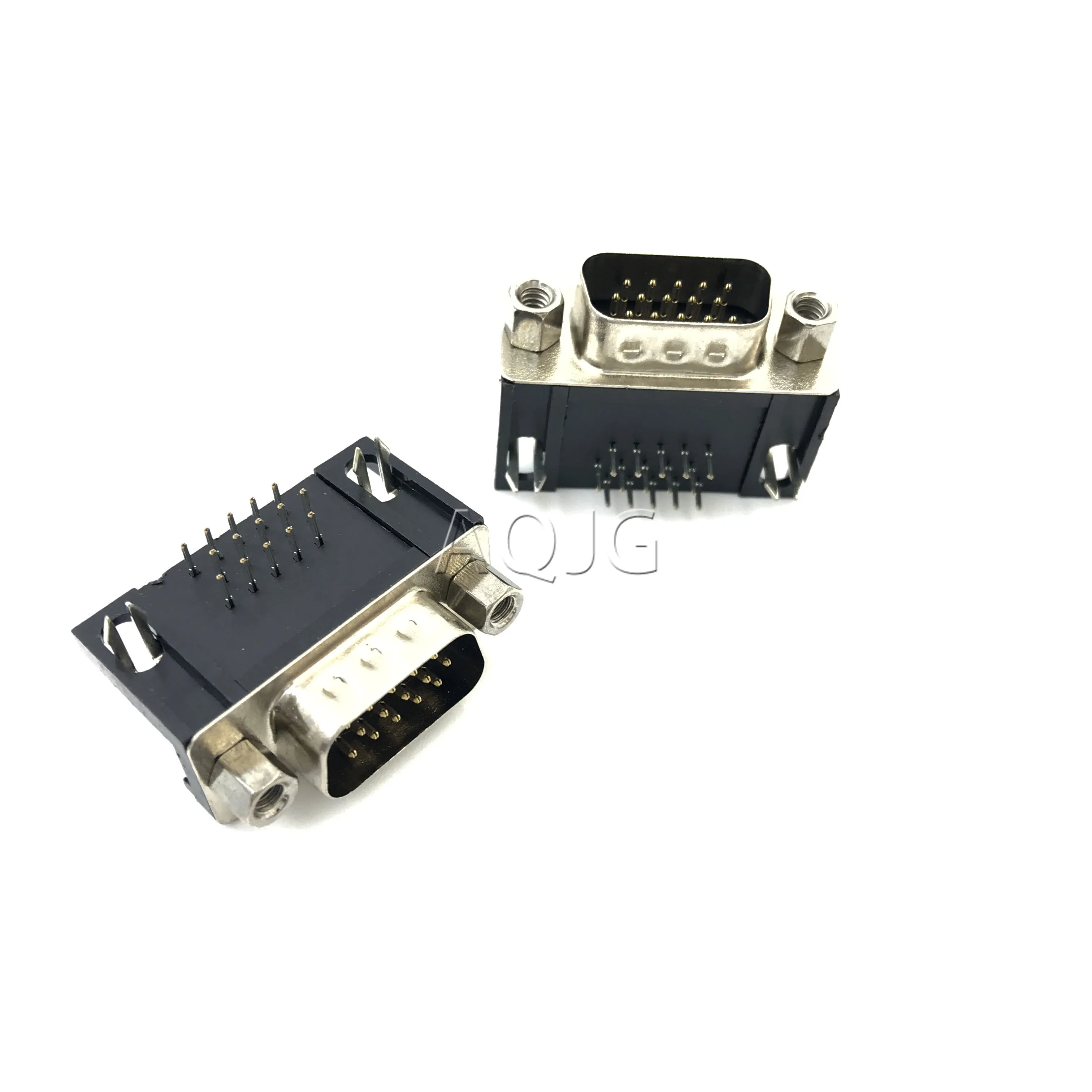 10PCS DB15 DR15 3Rows Parallel Port 15 Pin D Sub Female Male Way PCB 90 Degree Connector Socket Plug VGA Adapter | Компьютеры и офис