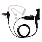 Аэроакустический трубчатый наушник для Motorola XiR P8668 P8268 APX 7000 XPR 6500 XPR 6550 Walkie-Talkie Car PTT Микрофон Гарнитура