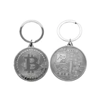 Биткойн-брелок BTC, брелок для ключей, Коллекционная монета для коллекции, подарок на Рождество Сувенир на день рождения