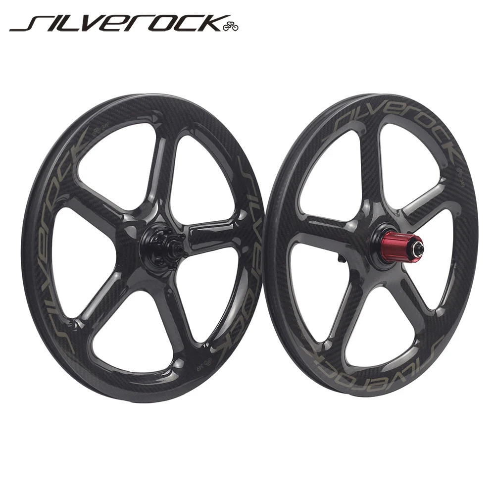 SILVEROCK SR-WD5 Carbon 5 спицевые колеса 20 дюймов 1 1/8 дюйма 451 406 дисковый тормоз 11 скоростей