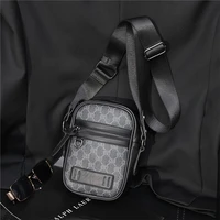 lattice designer mens crossbody bag mini luxury handbags men leather coin purse phone bag zipper shoulder chest bag money pouch