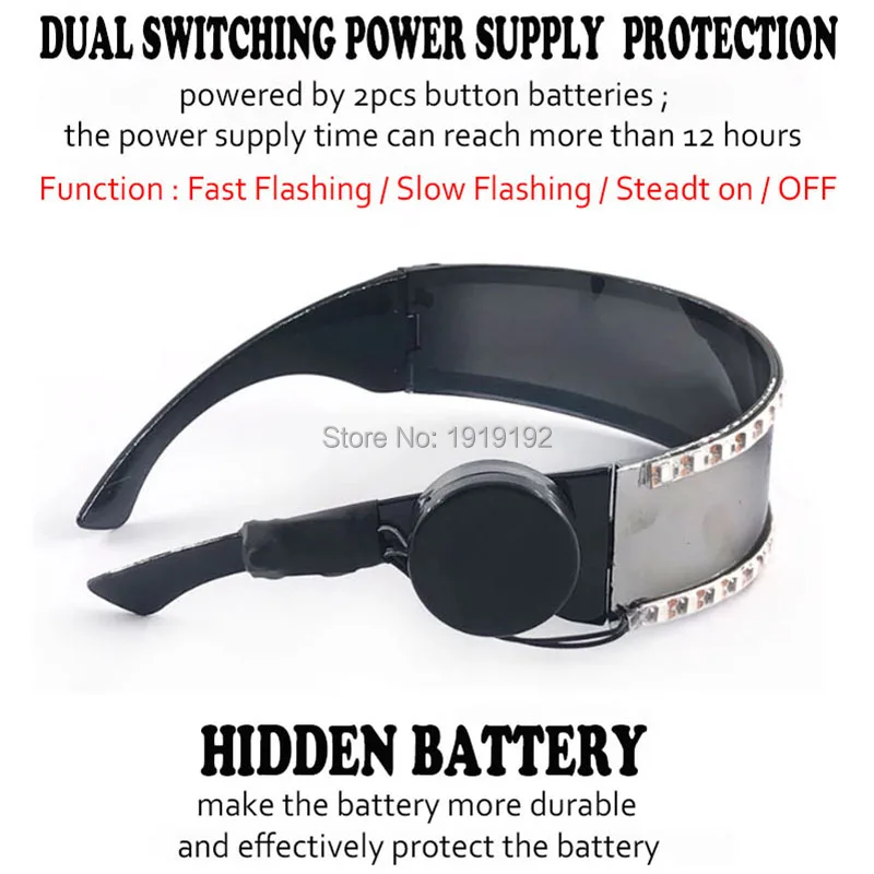 Улучшенный стиль светодиодное освещение для вечерние очки светодиодная полоса