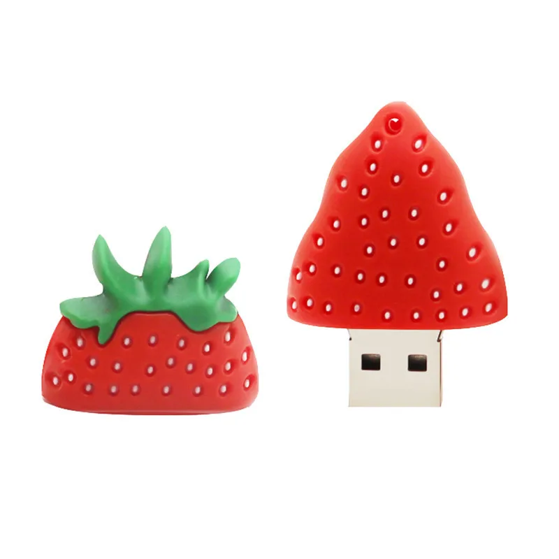 Фрукты и овощи клубника банан ананас USB флэш накопитель 32 ГБ флеш 16 8 4G мультфильм U