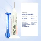 Паста 100% оригинальная MECHANIC SD360 прозрачная паяльная паста для сварки усовершенствованная масляная флюсовая смазка 10cc паяльная ремонтная паста