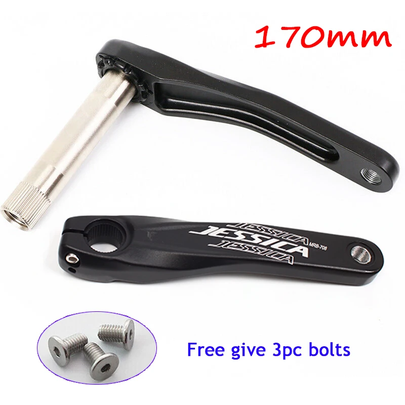 crank JESSICA 170 шатун GXP 4/5 коготь велосипедная рукоятка MTB конвертер алюминиевая дорожная горная велосипедная цепь Запчасти для велосипедов аксессуары - Цвет: crank