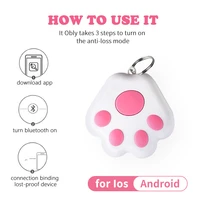 mini smart gps tracker key finder locator wireless bluetooth compatible anti lost alarm sensor device tracker for kids pets
