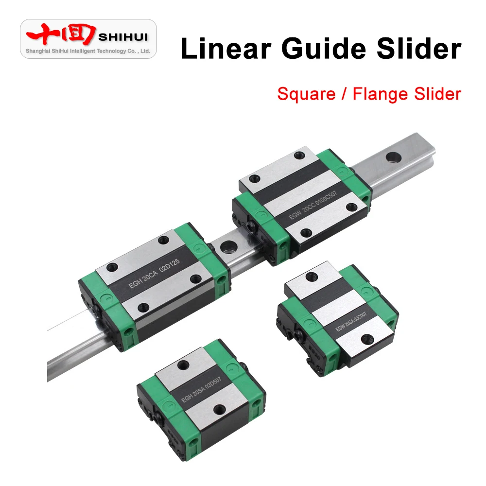 

Linear Guide Slider TRH HGH HGW 15/20/25/30/35/45 Square Slider Flange Type Slider For 3D Printer CNC DIY Parts