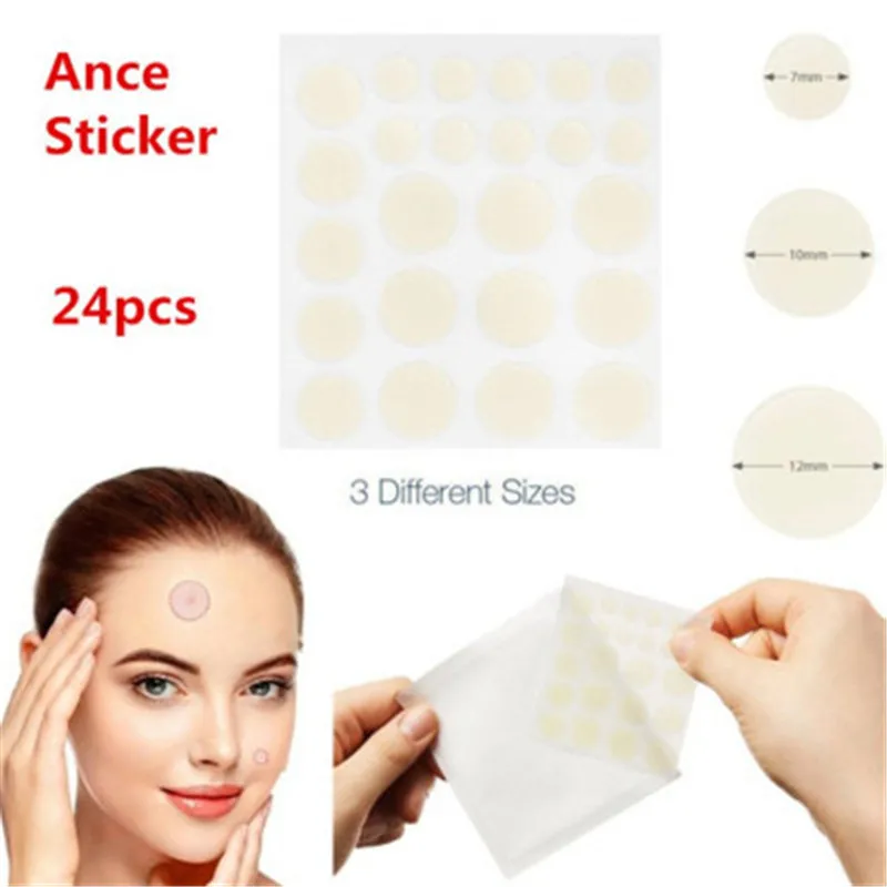 

24PCS Acne Remover Treatment Patch Blackhead Remover Acne Tool Black Pimple Scar Skin Tag Removal Acne Patch