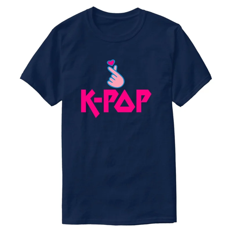 

Print I Love Kpop Forever-I Am In Love With Kpop Men's T Shirt 2020 Men Tee Shirt Short-Sleeve 100% Cotton Hiphop