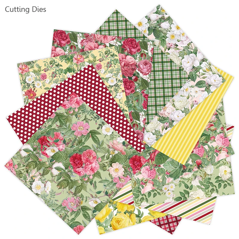 12 листов/партия декоративная бумага для оформления открыток|Крафт-бумага| |