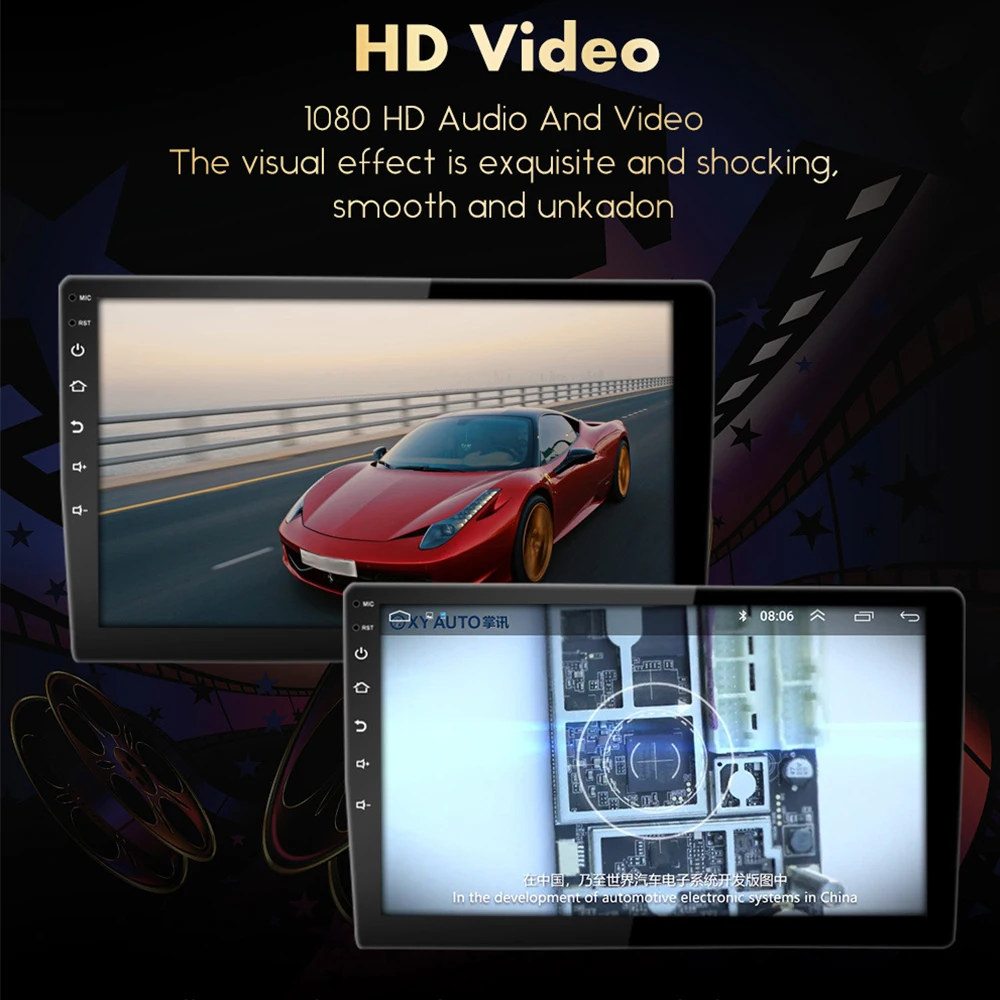 

4Core DSP 2G 32GB 2 din Android 9 Car Radio Multimedia For Ford Focus 2 3 mk2 Mondeo 4 Kuga Fiesta Transit Connect S-MAXC-MAX