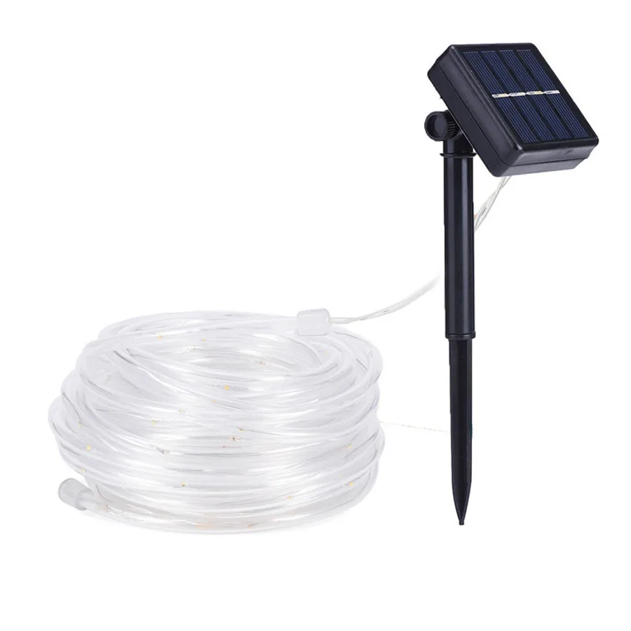 Веревка светодиодный солнечный светильник 100/200 строка s для создания сказочной