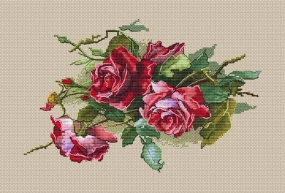 

Вышивка крестиком Luxor Rose Экологичная хлопковая нить вышивка украшение для дома подвесная картина подарок