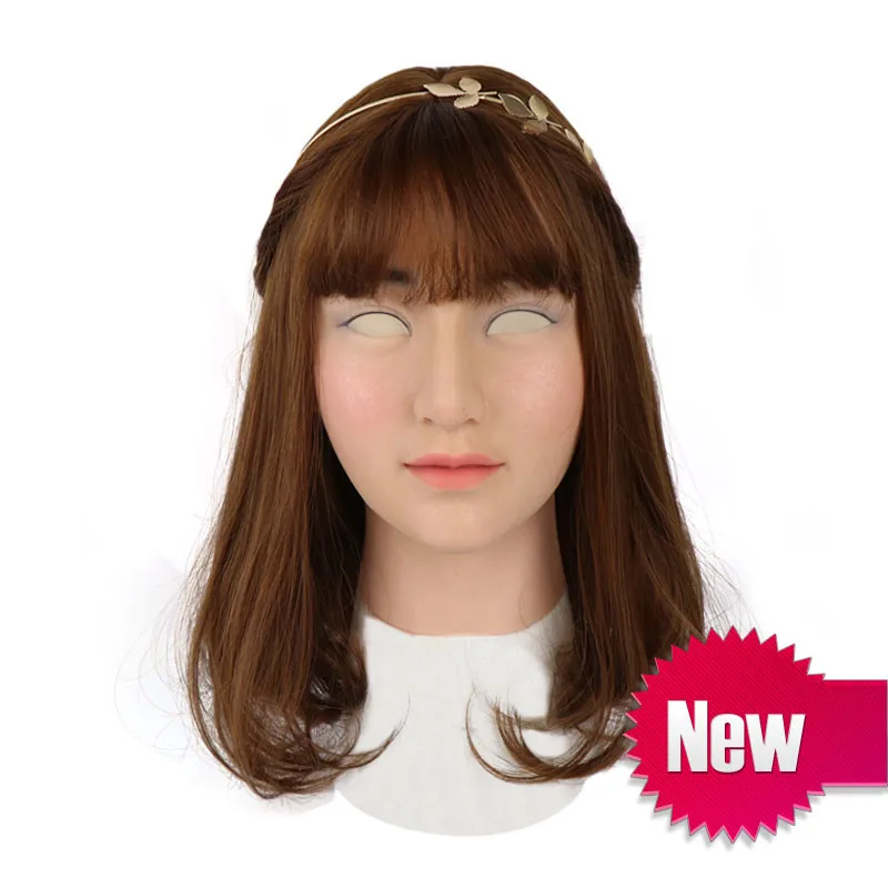 Транссексуал латексная маска с реалистичной кожей Трансвестит силиконовые