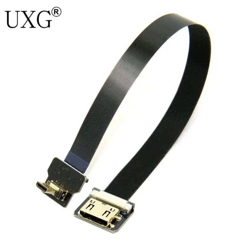 Adaptador De Grado Micro HD FPV Mini HD 90, Cable De Cinta FPC De 5Cm-1m, compatible con HDMI, Plano Paso, 20 pines Para multicóptero, Aérea, Foto