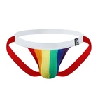 Трусы-бикини JOCKMAIL мужские, пикантное нижнее белье, трусы-танга с мешочком, сетчатые трусы, слипы для геев