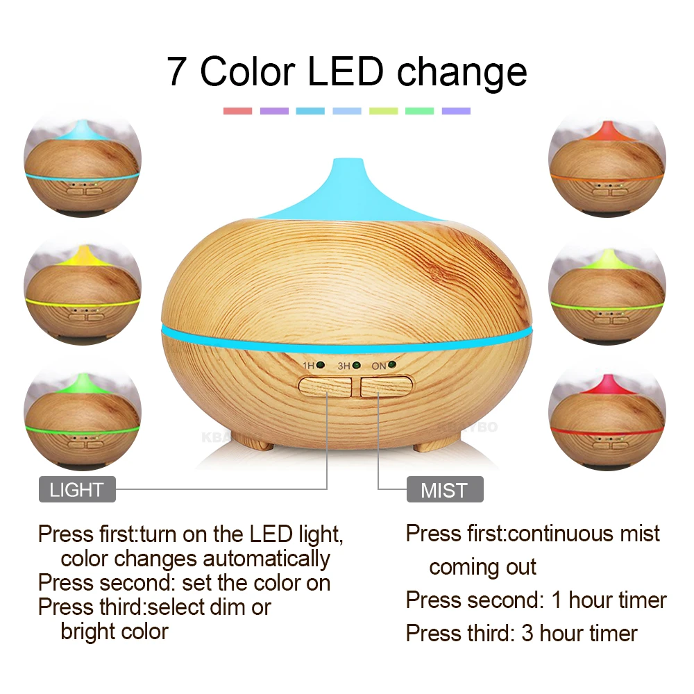 Ультразвуковой увлажнитель воздуха 150 мл Ароматический диффузор ароматерапия
