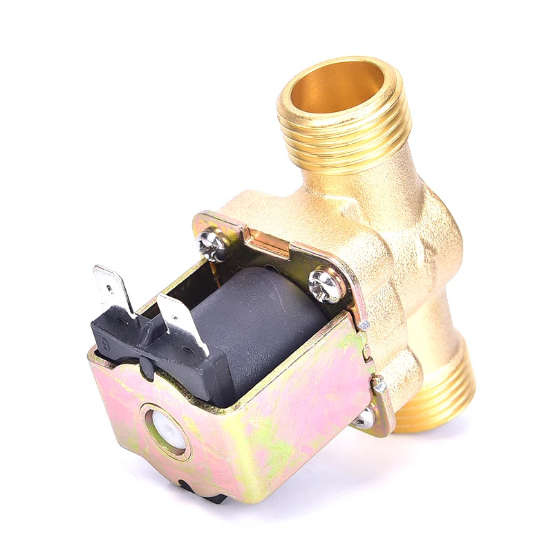 

1/2in Solenoid Valve Water Valve AC 220V/240V Electric Valve Normally Closed Brass DC 12V 24V