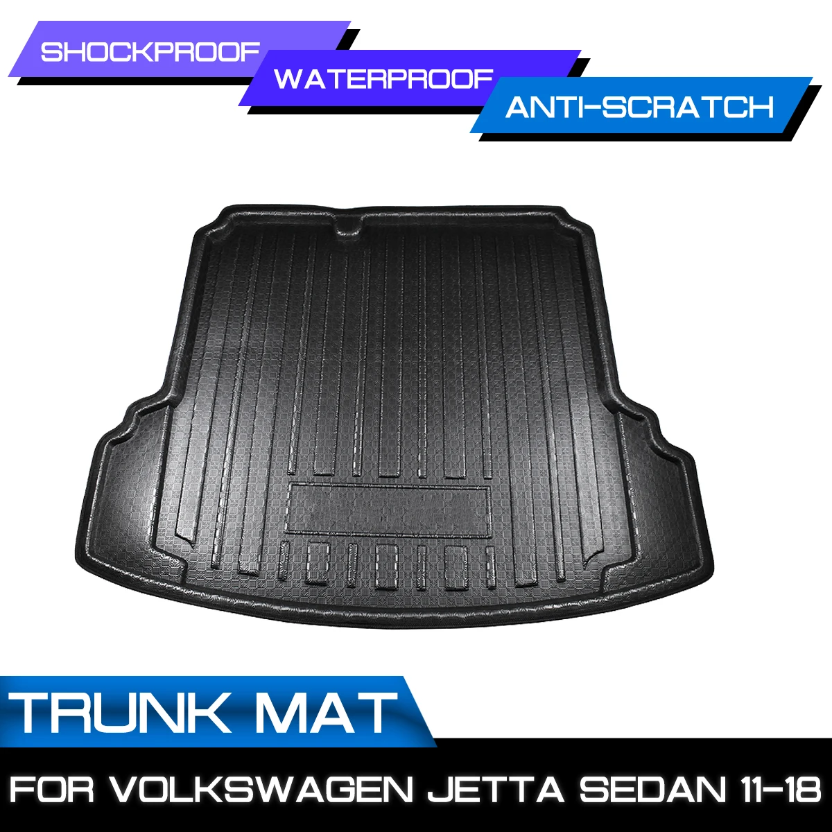 Автомобильный напольный коврик для Volkswagen Jetta Sedan 2011 2018 задний багажник анти